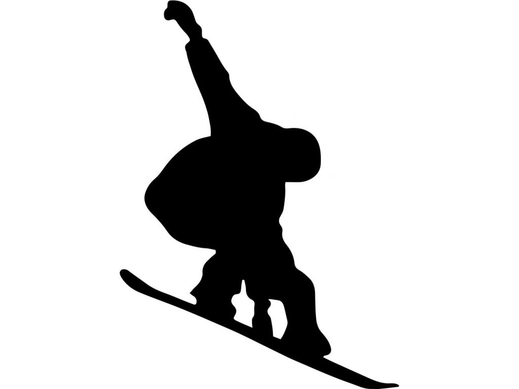 Samolepka na zeď Snowboardista 2
