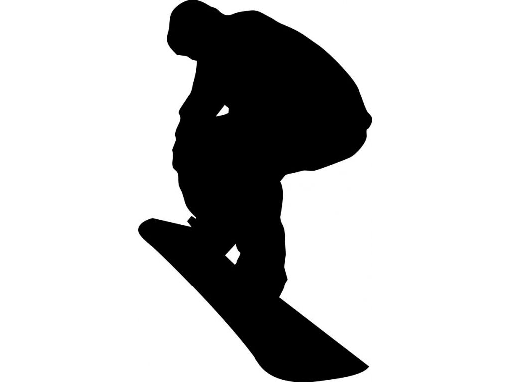 Samolepka na zeď Snowboardista 5