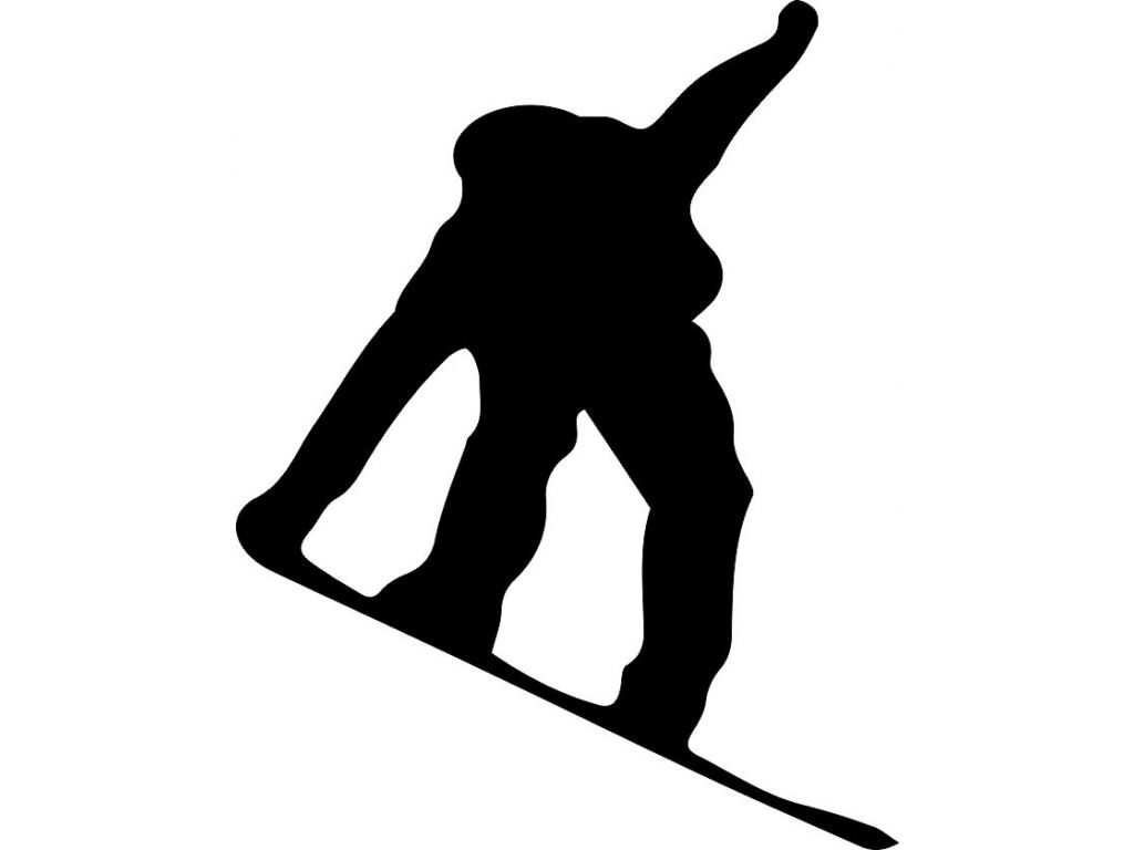 Samolepka na zeď Snowboardista 3