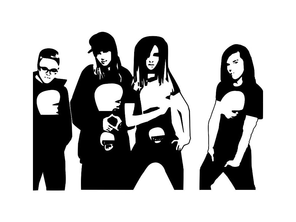 Samolepka na zeď Tokio Hotel