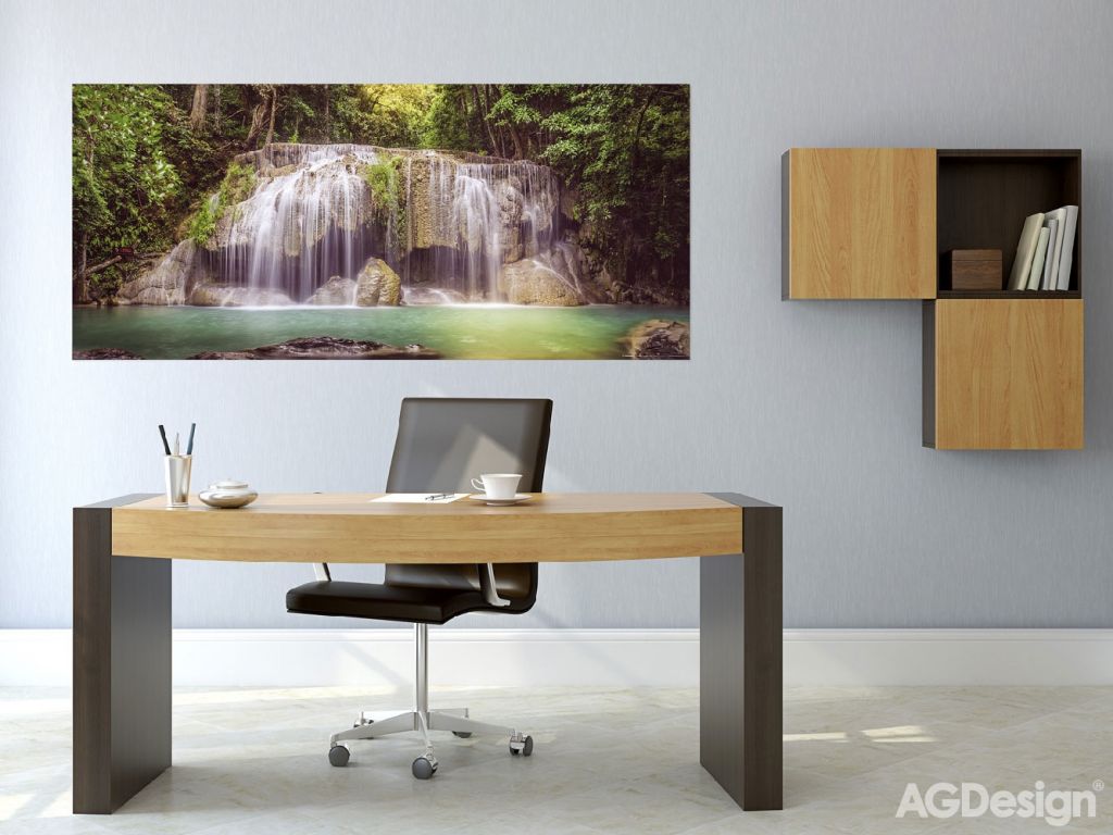 Fototapeta vliesová Romantický vodopád 202 x 90 cm