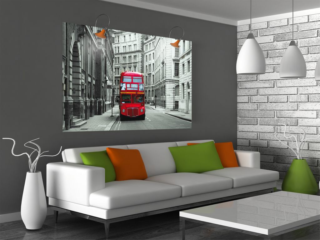 Fototapeta vliesová Londýnský autobus 160 x 110 cm