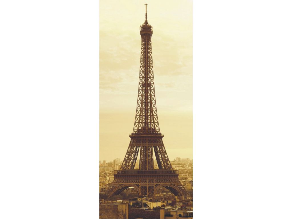 Vliesová fototapeta AG Design FTN V 2815 Paříž Eiffelova věž 90 x 202 cm