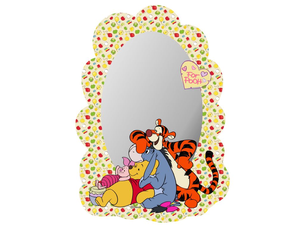 Zrcadlo Disney Medvídek Pú 15 x 21,5 cm