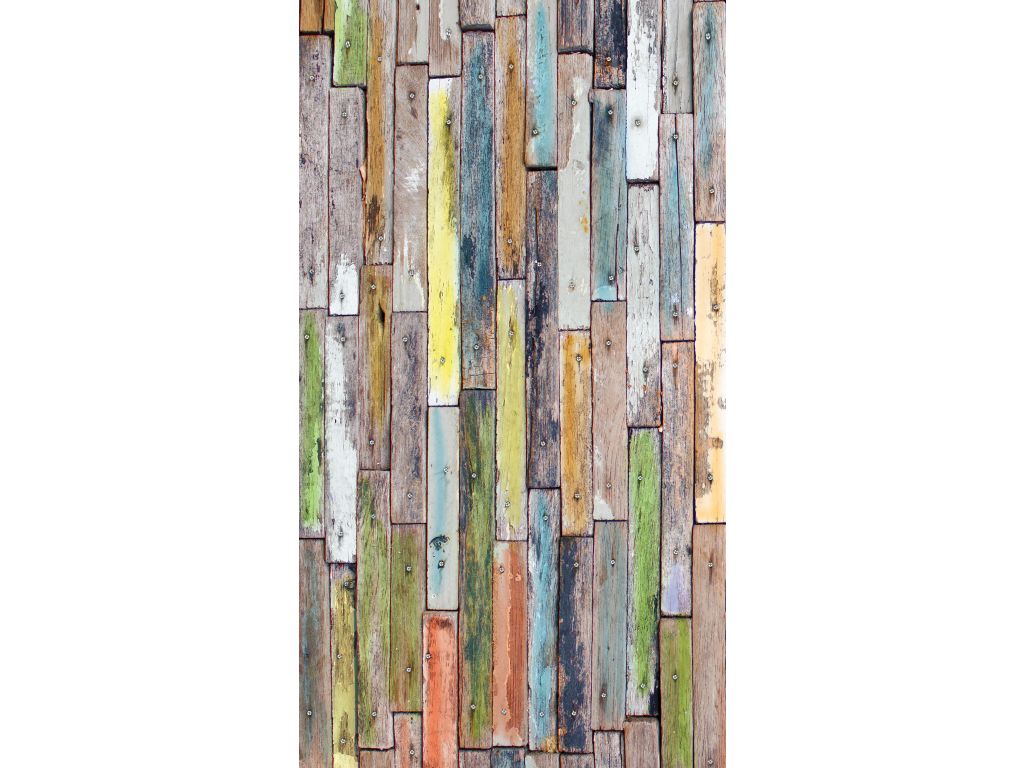 Foto závěs Dřevo 140 x 245 cm, úplné zastínění