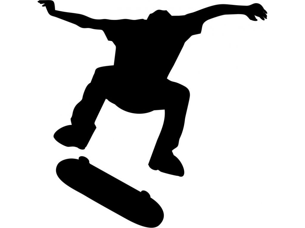 Samolepka na zeď Skateboardista 2