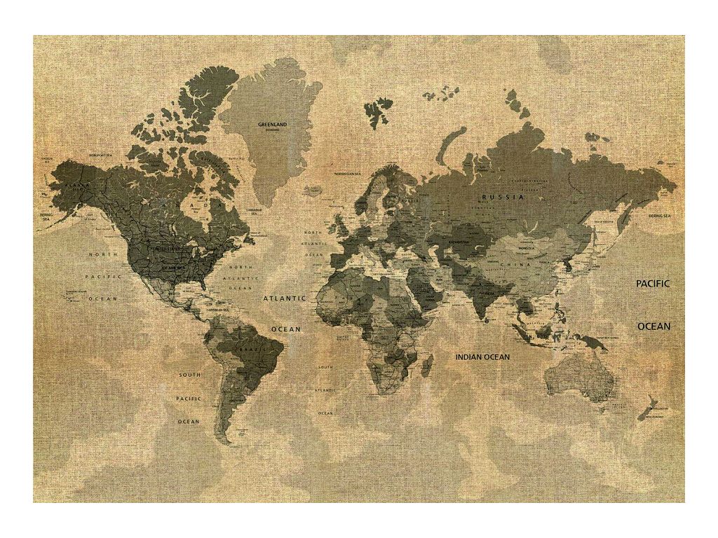 Fototapeta vliesová Stará mapa 160 x 110 cm