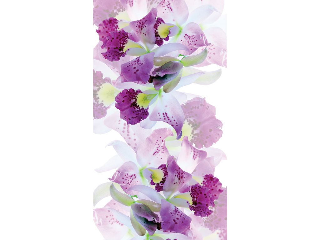 Foto závěs Květy 140 x 245 cm, lehké zastínění