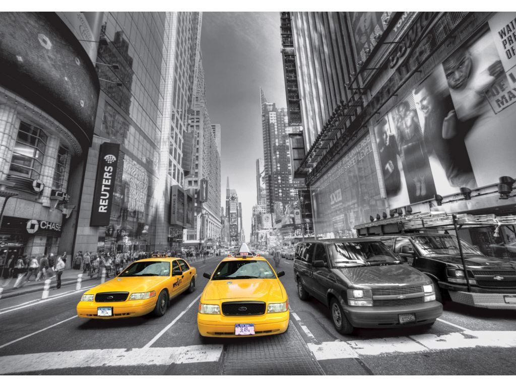 Fototapeta vliesová Manhattan Cars 360 x 270 cm