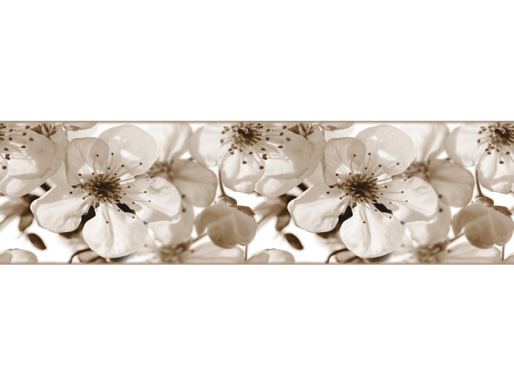 Samolepicí bordura AG Design WB 8216 Květiny 5 m x 0,14 m