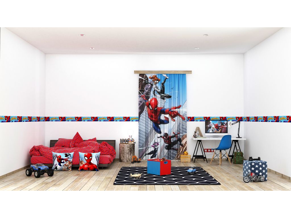 Dětská samolepící bordura AG Design WBD 8153 Spiderman 5 m x 0,10 m