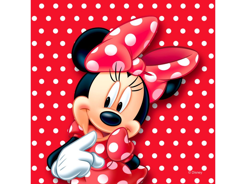 Dětský dekorační polštářek AG Design CND 3126 Disney Minnie 40 x 40 cm