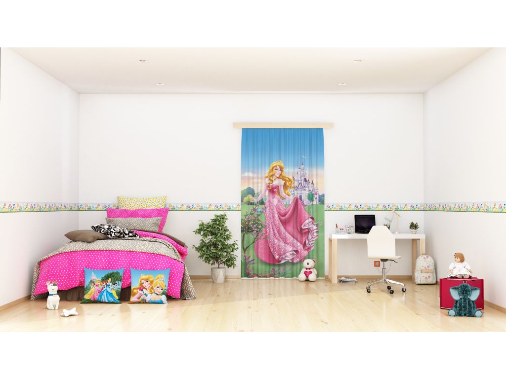 Dětský dekorační polštářek AG Design CND 3118 Disney Princezny 40 x 40 cm