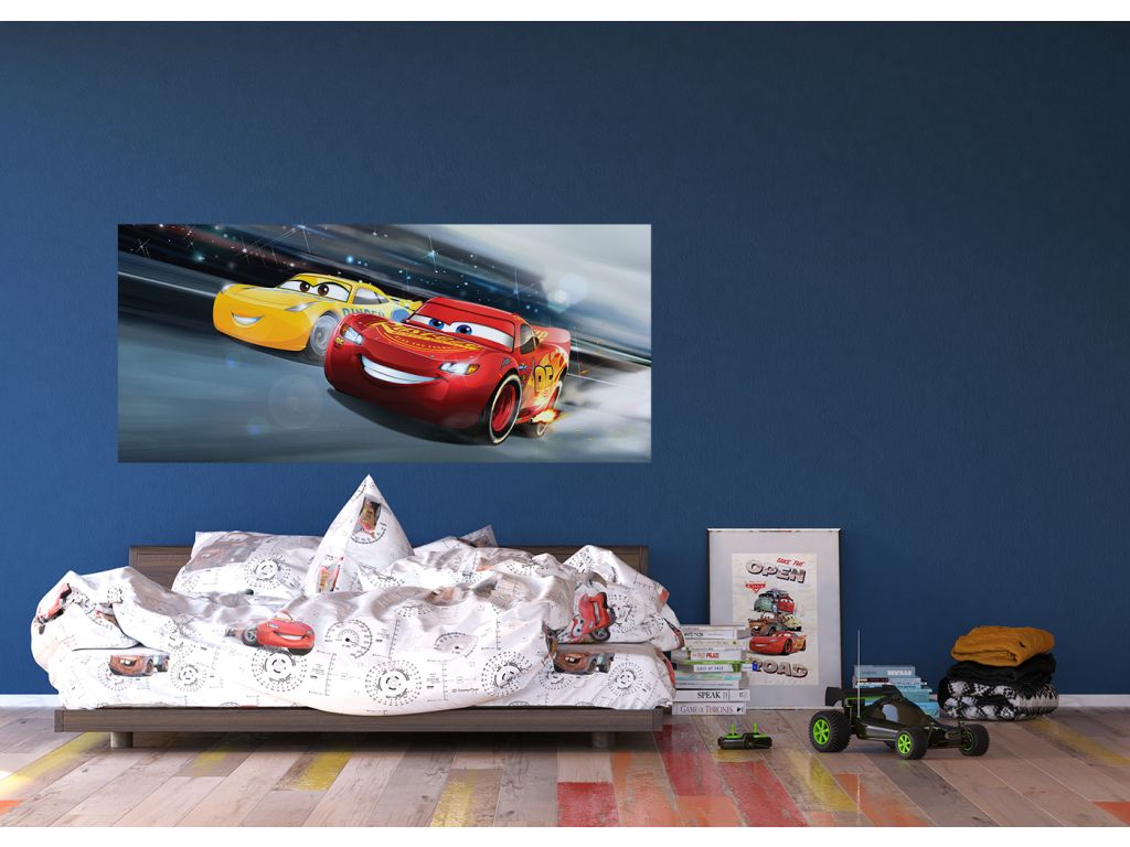 Dětská vliesová fototapeta AG Design FTDN H 5369 Disney Cars 202 x 90 cm