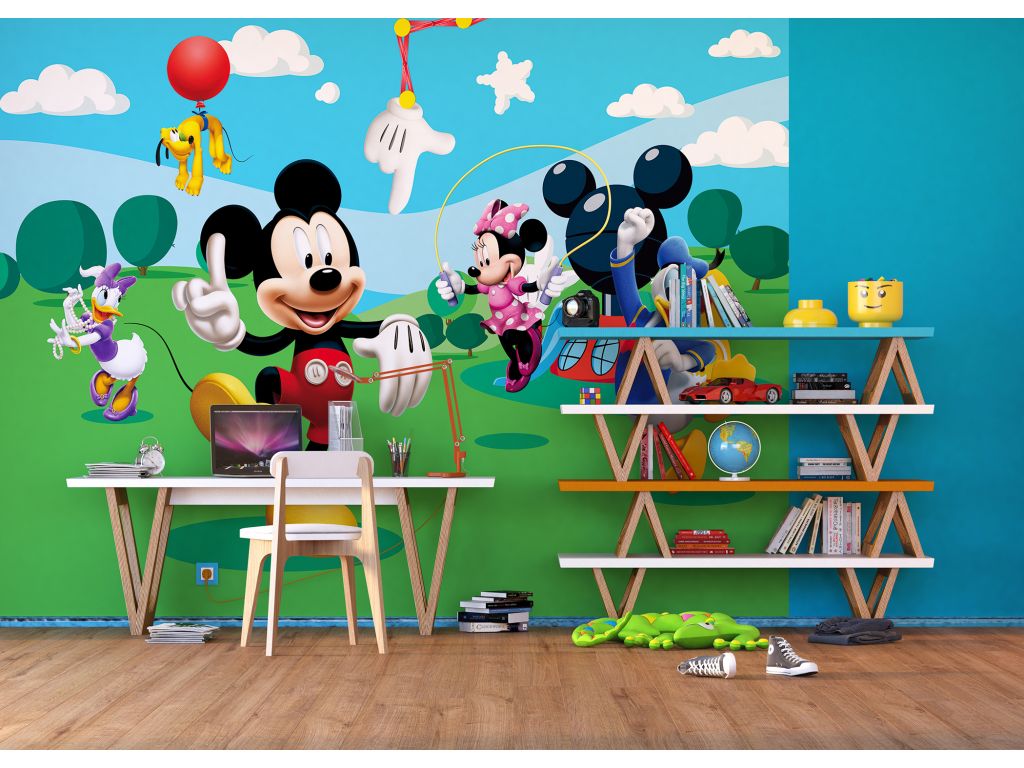 Dětská fototapeta AG Design FTD 0253 Disney Mickey Mouse 360 x 254 cm