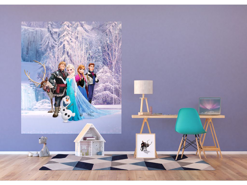 Dětská vliesová fototapeta AG Design FTDN XL 5139 Disney Ledové království 180 x 202 cm