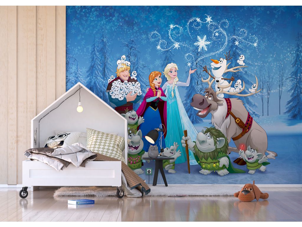Dětská vliesová fototapeta AG Design FTDNXXL 5019 Disney Frozen 360 x 270 cm