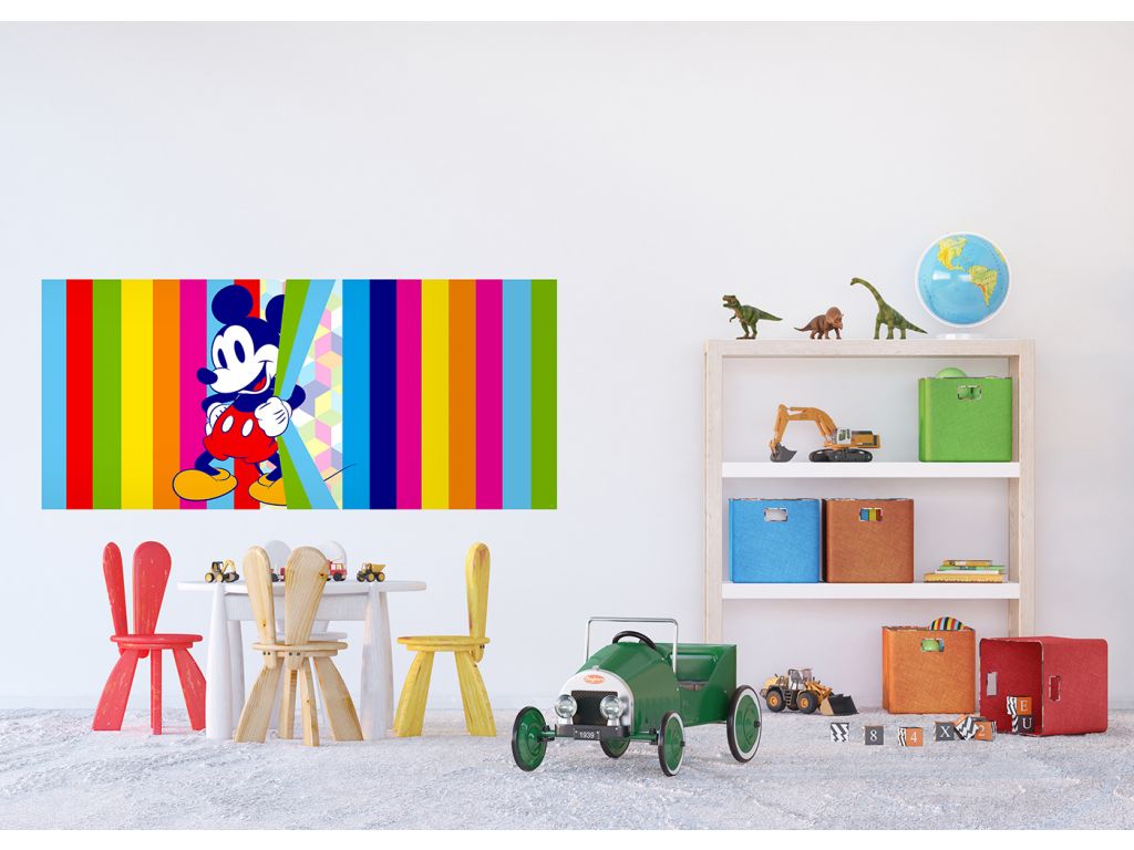 Dětská vliesová fototapeta AG Design FTDNH 5380 Mickey Mouse 202 x 90 cm