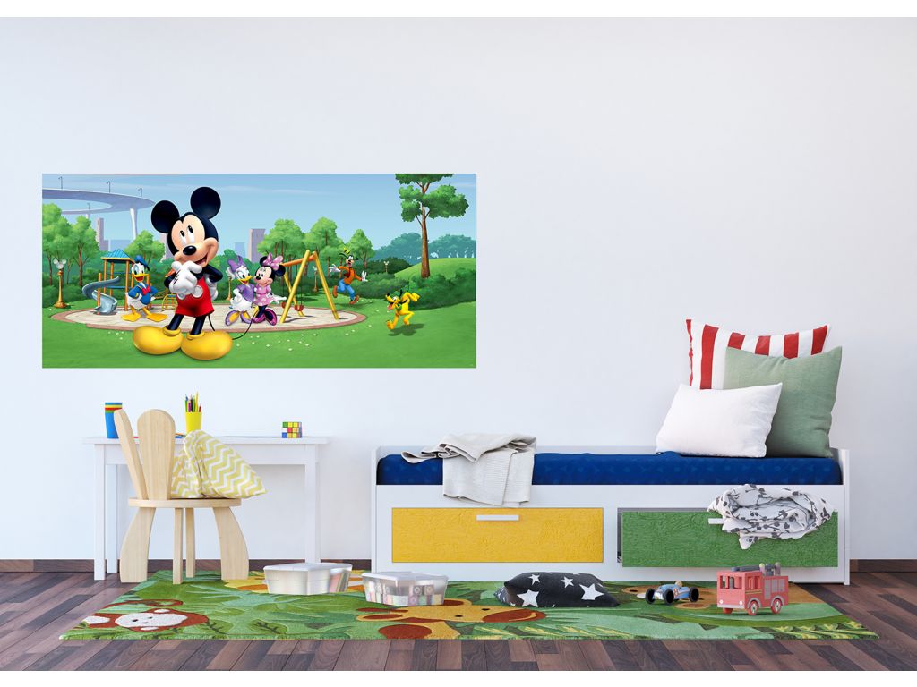 Dětská vliesová fototapeta AG Design FTDNH 5382 Mickey Mouse 202 x 90 cm