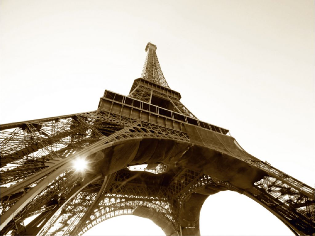 Vliesová fototapeta AG Design FTNS 2476 Eiffelova věž 360 x 270 cm