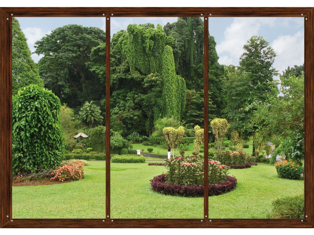 Vliesová fototapeta AG Design FTNS 2456 Japonská zahrada 360 x 270 cm
