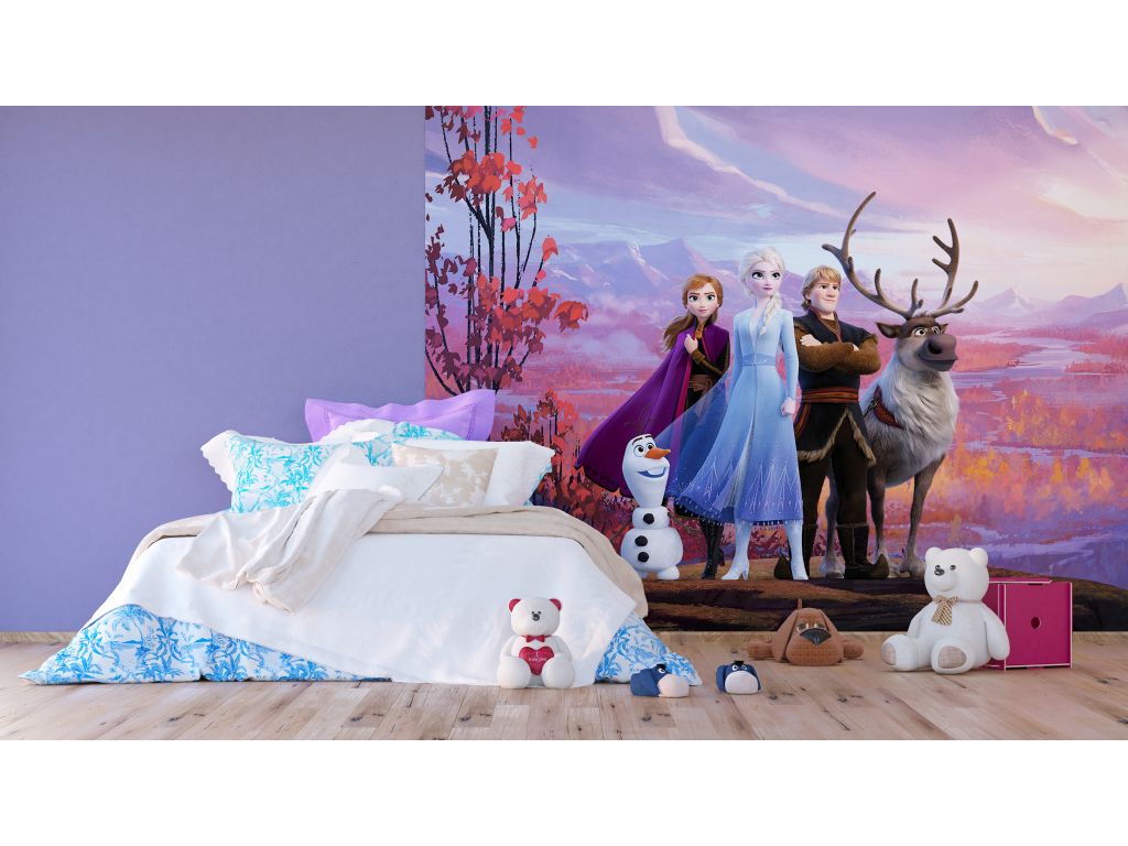 Dětská vliesová fototapeta AG Design FTDNXXL 5073 Disney Ledové království 2, 360 x 270 cm