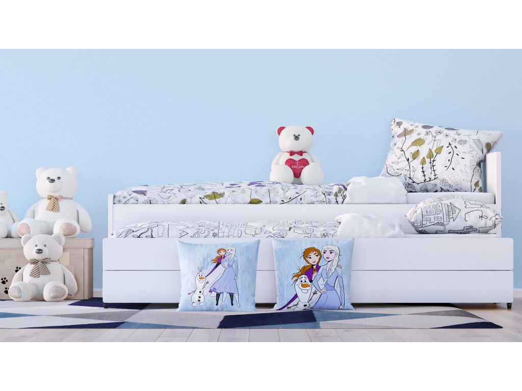 Dětský dekorační polštářek AG Design CND 3130 Disney Ledové království 2, rozměr 40 x 40 cm