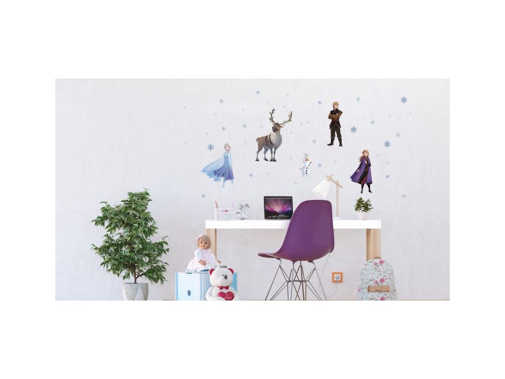 Dětské samolepky na zeď AG Design DK 1732 Disney ledové Království 2, 42,5 x 65 cm