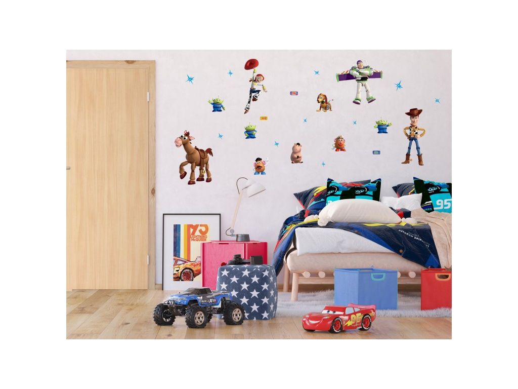 Dětské samolepky na zeď AG Design DK 1771 Disney Toy Story 65 x 85 cm