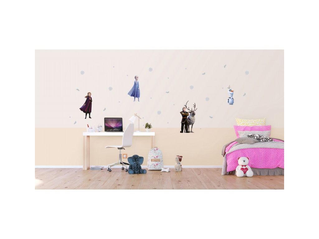 Dětské samolepky na zeď AG Design DK 2316 Disney Ledové království 2, 65 x 85 cm