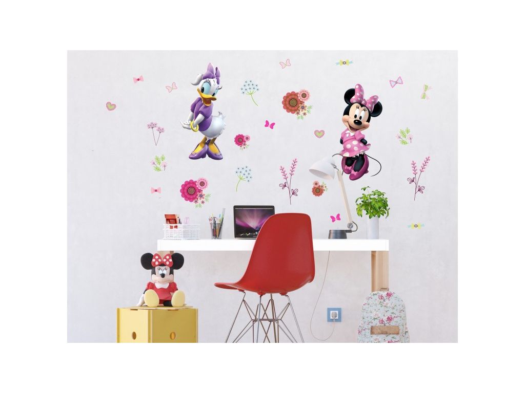 Dětské samolepky na zeď AG Design DK 2321 Disney Minnie 65 x 85 cm