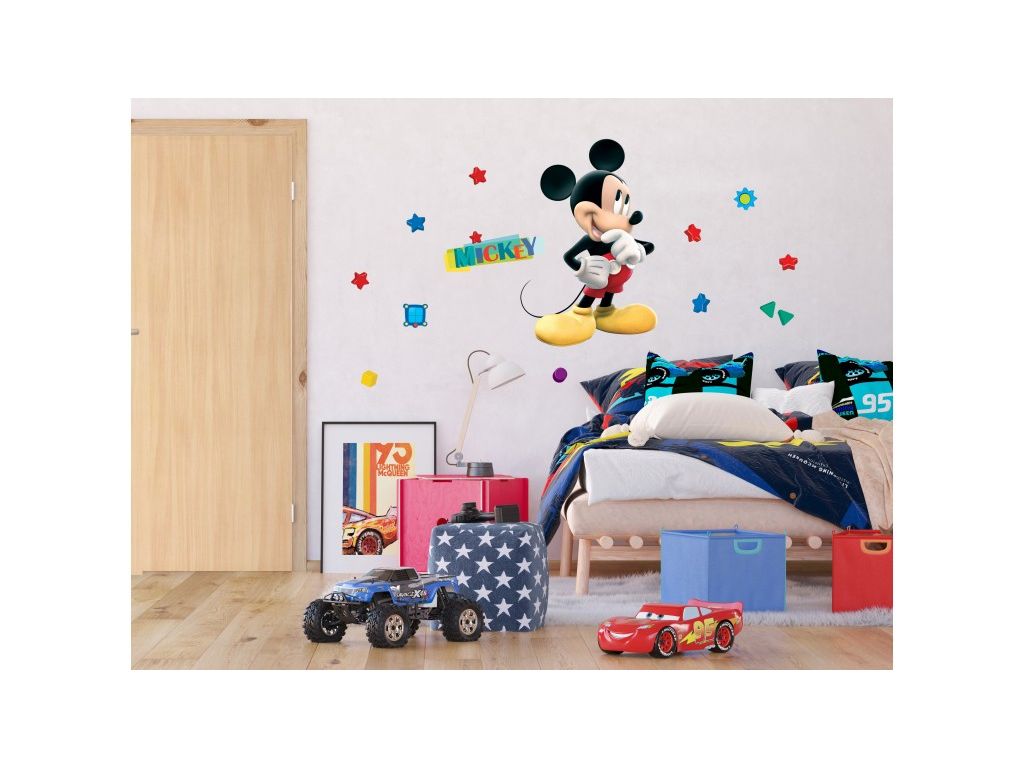 Dětské samolepky na zeď AG Design DK 858 Disney Mickey 65 x 85 cm