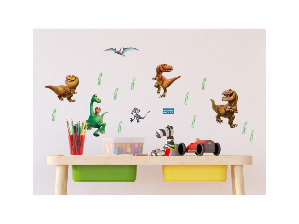 Dětské samolepky na zeď AG Design DKS 1094 Disney Dinosaurus 30 x 30 cm