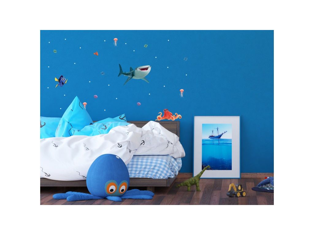 Dětské samolepky na zeď AG Design DKS 1097 Disney Hledá se Nemo 30 x 30 cm