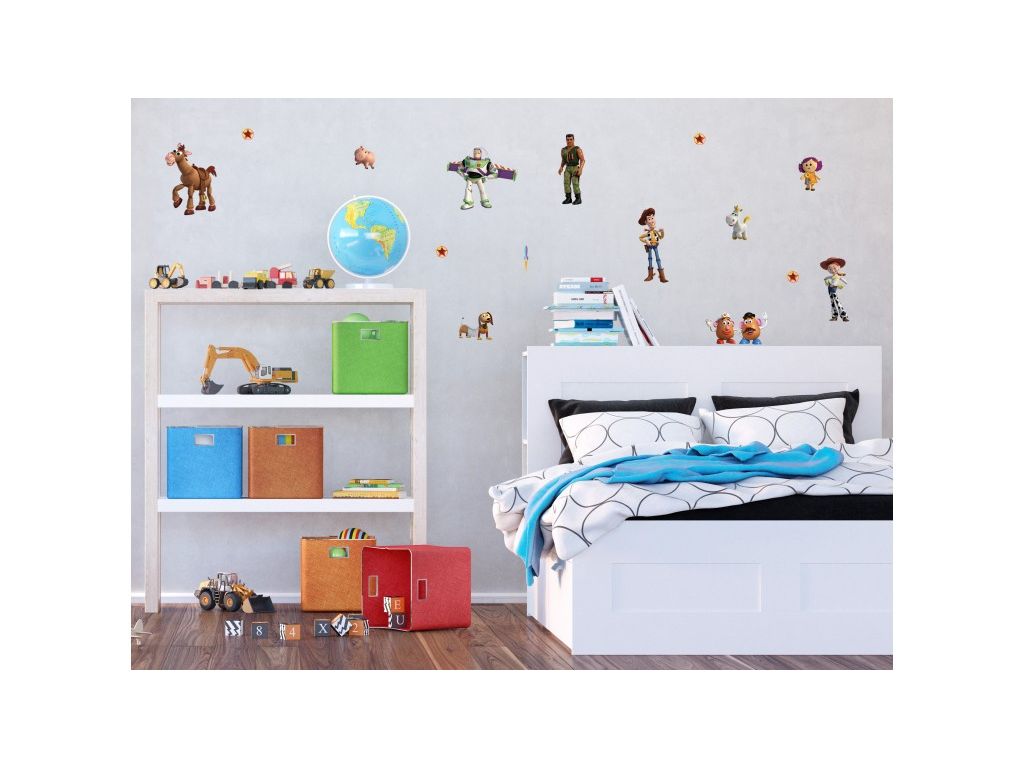 Dětské samolepky na zeď AG Design DKS 3810 Disney Toy Story 30 x 30 cm