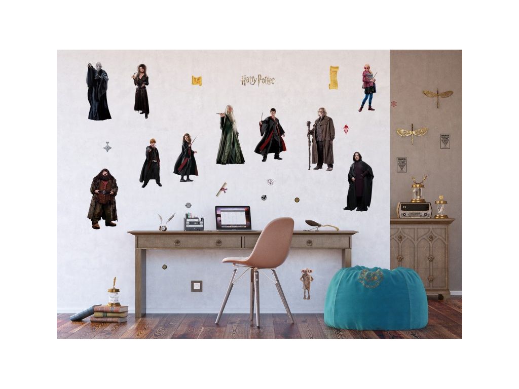 Dětské samolepky na zeď AG Design DK 793 Harry Potter, 65 x 85 cm