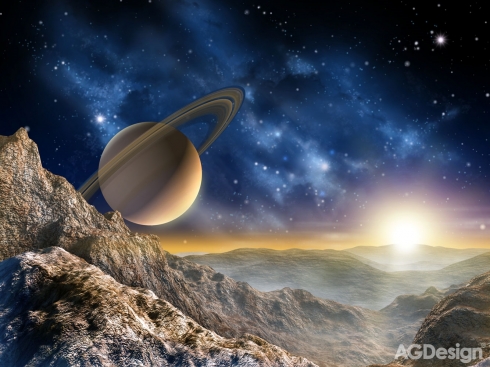 Fototapeta Saturn 360 x 255 cm