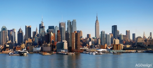 Fototapeta vliesová Panorama New Yorku 202 x 90 cm