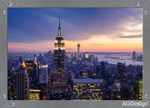 Fototapeta vliesová Okno na New York 160 x 110 cm
